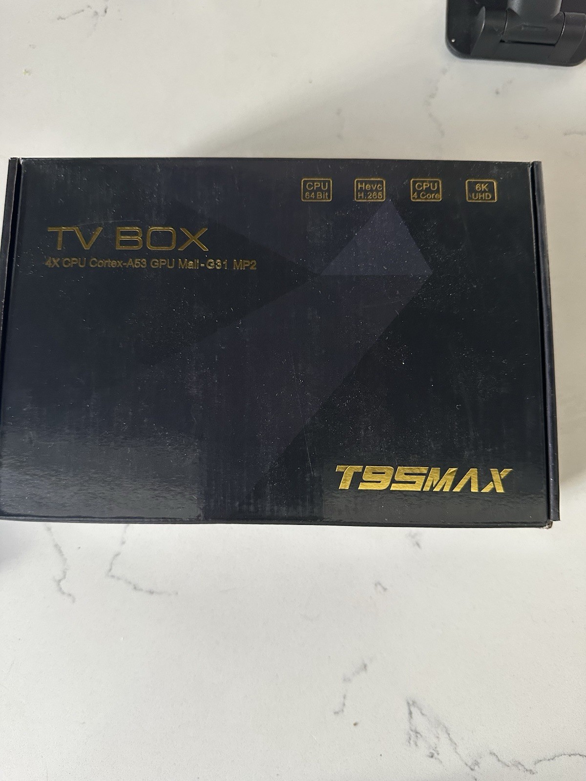 T9SMAX VBOX Media Streamer Box, 6K UHD Max Resolution, HEVC H.265, Black