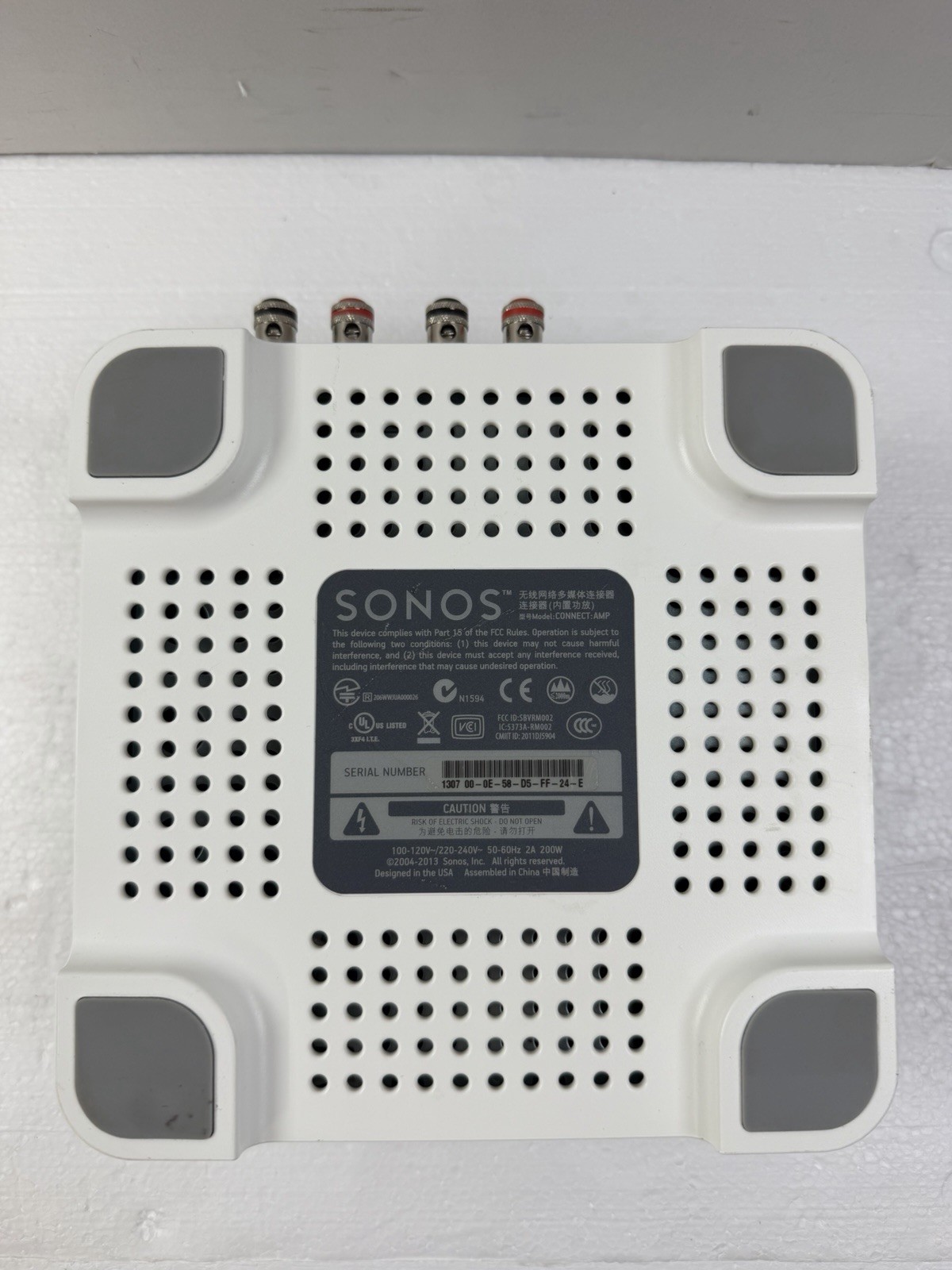 Sonos Connect:Amp Digital Music Streamer Gen 1 Tested