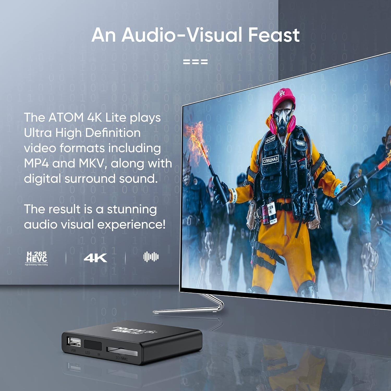 NEUMI 4K UHD Digital Player – Compact, USB Supported with Seamless Switching