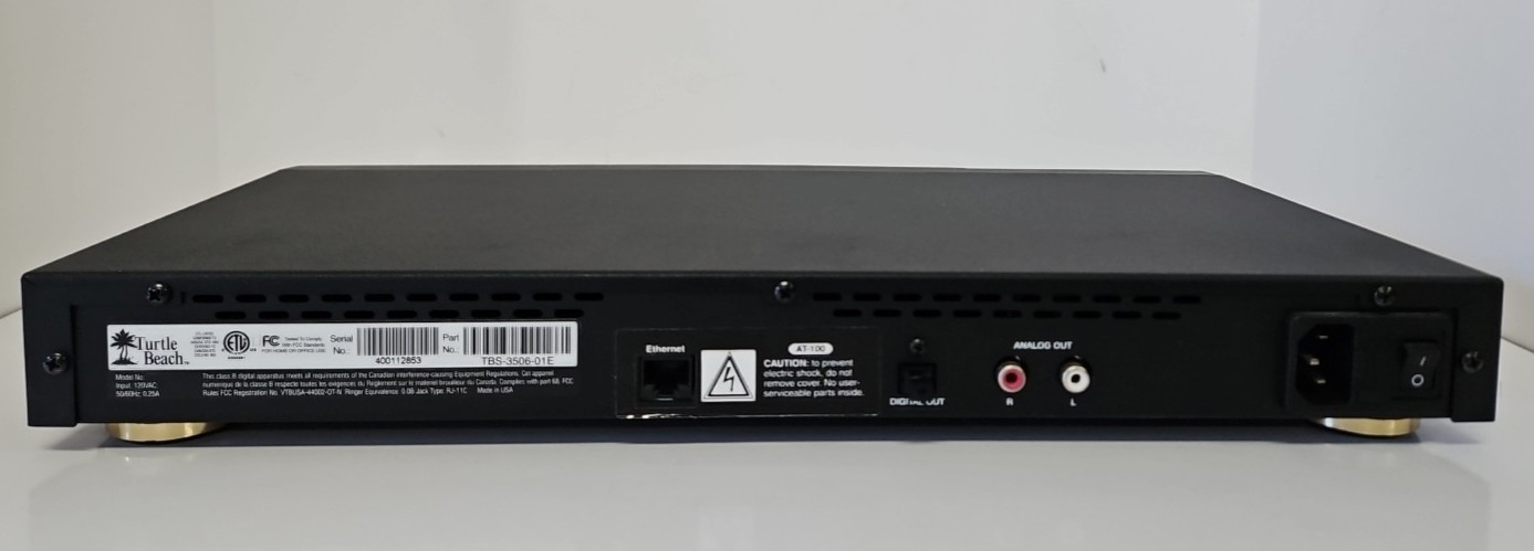 Turtle Beach Audiotron Hi-Fi Music Player TBS-3506-01E No -Remote- Tested