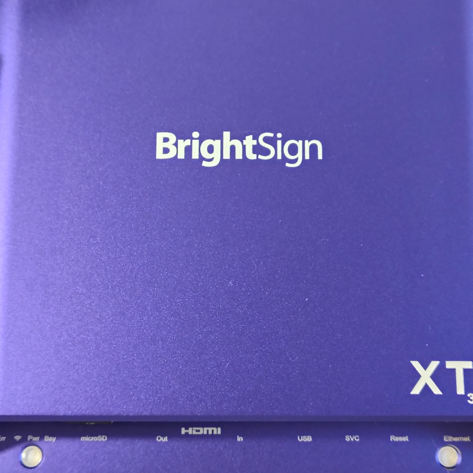BrightSign XT1143 Digital Media Player Expanded I/O 4K HTML5 + Adapter | TESTED
