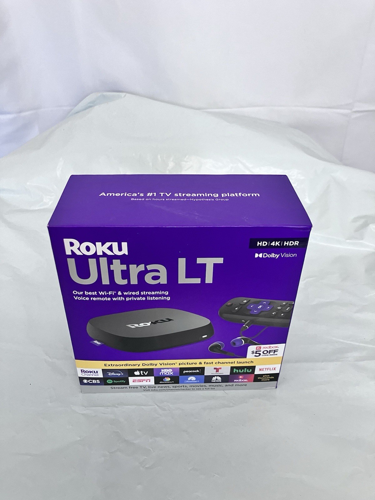 Roku Ultra LT 2021 HD Digital Streaming Device – Black