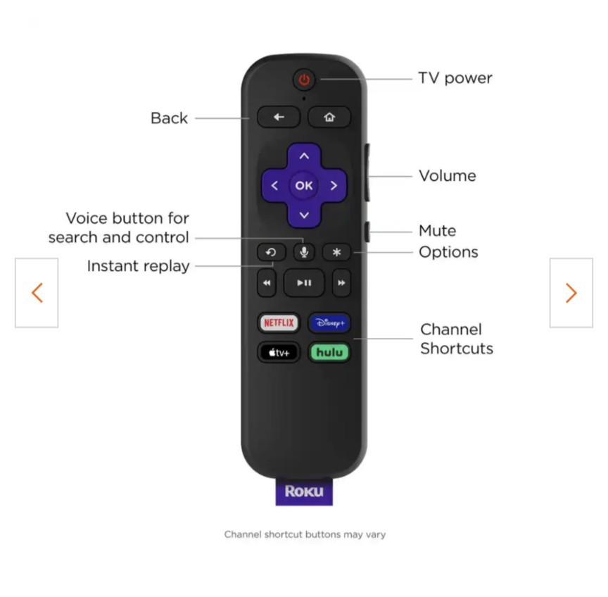 Roku Streaming Stick+ Streaming Device HD/4K/HDR, Long-Range Wi-Fi,Voice- 3810R