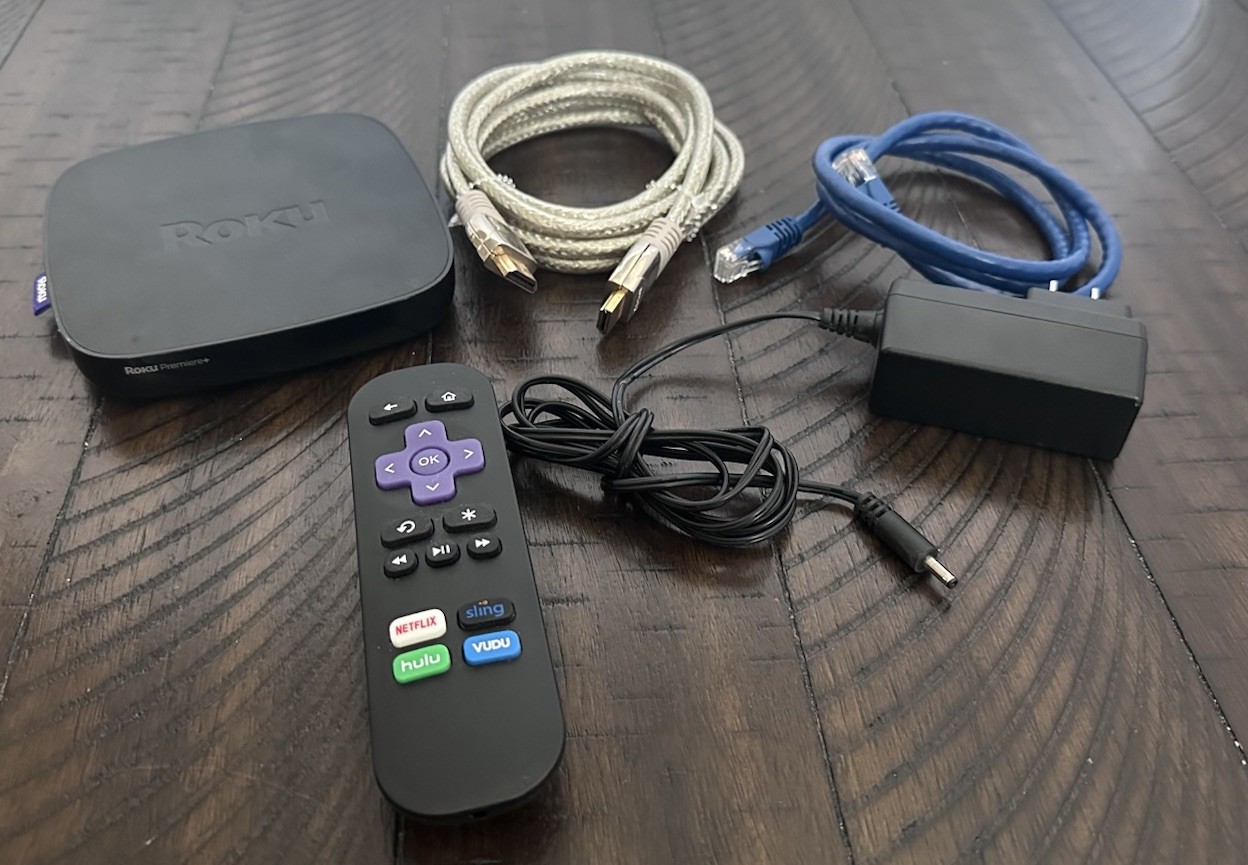 Roku Premiere+ (5th Gen) 4K Media Streamer 4630X-Black with Remote & All Cables