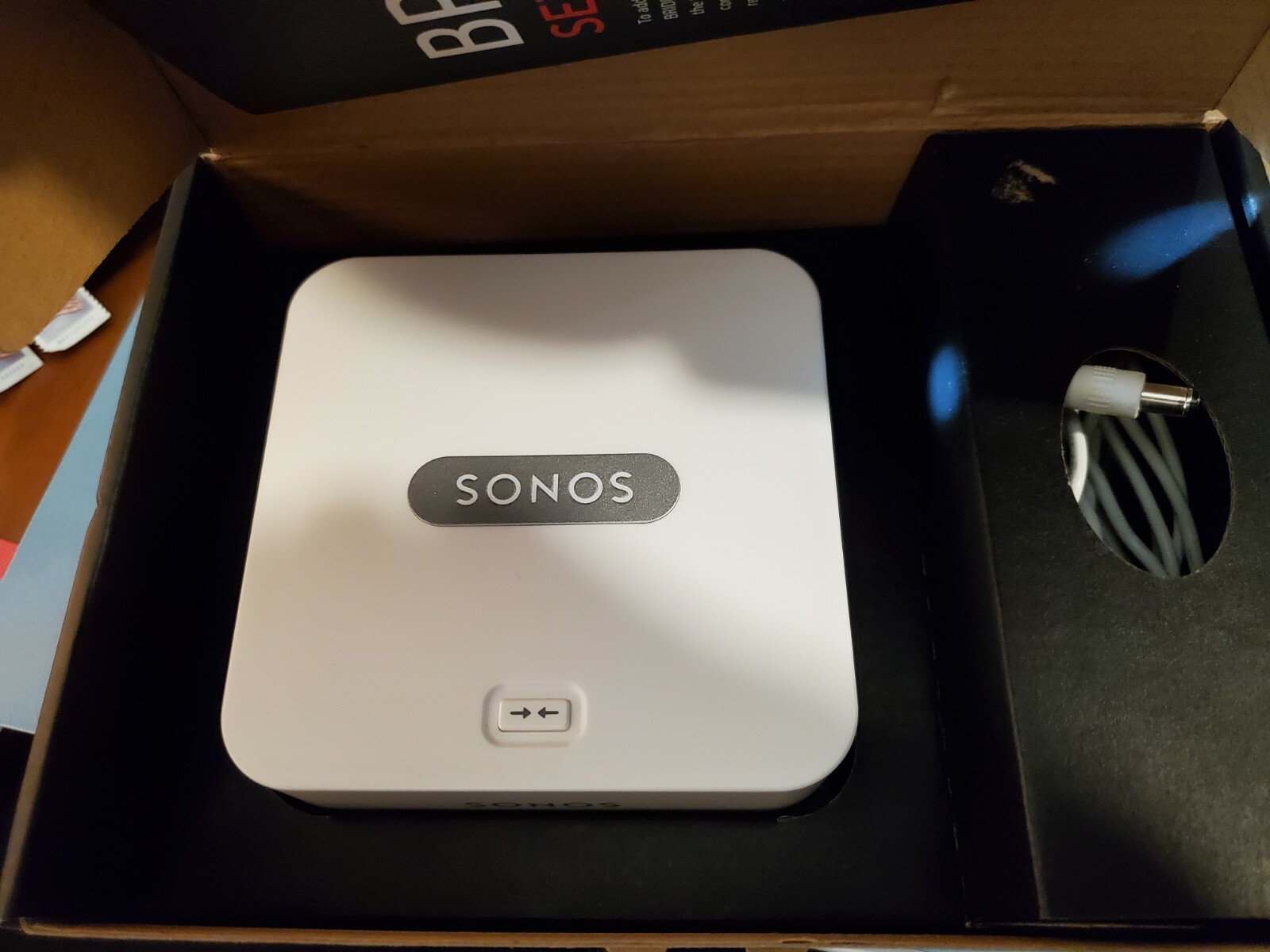 Sonos Bridge White Sonos Wireless Network SW v3.3 BRIDGUS1