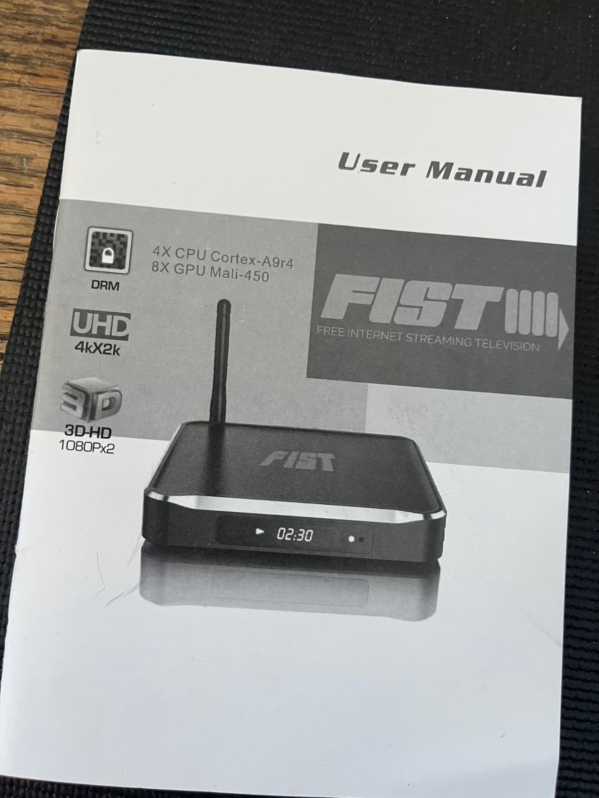 Android Streaming TV Box Quad-Core 4K HDMI WiFi FIST