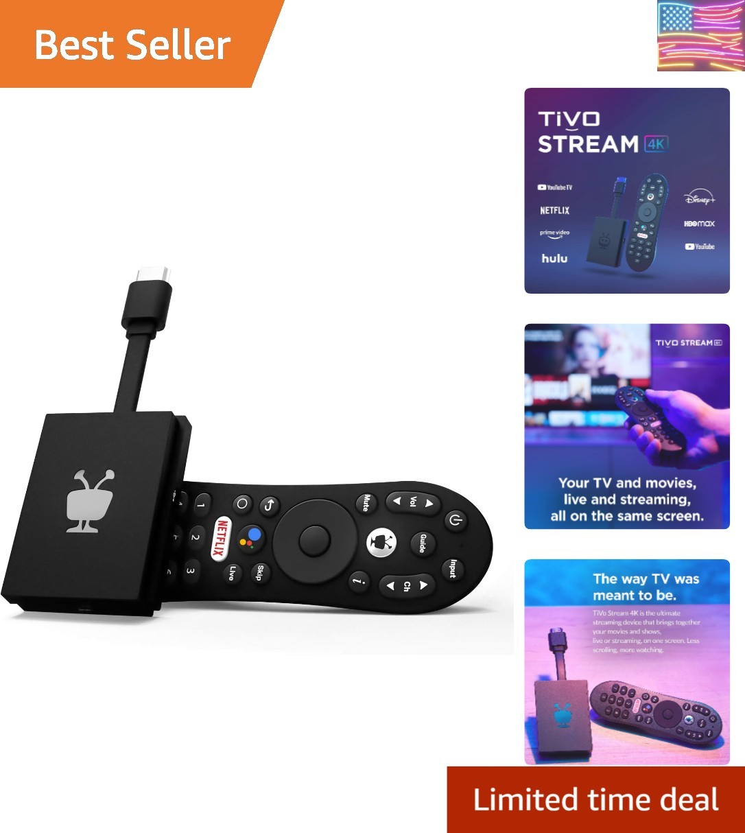 Stream 4K – Every Streaming App and Live TV on One Screen – 4K UHD, Dolby Vis…