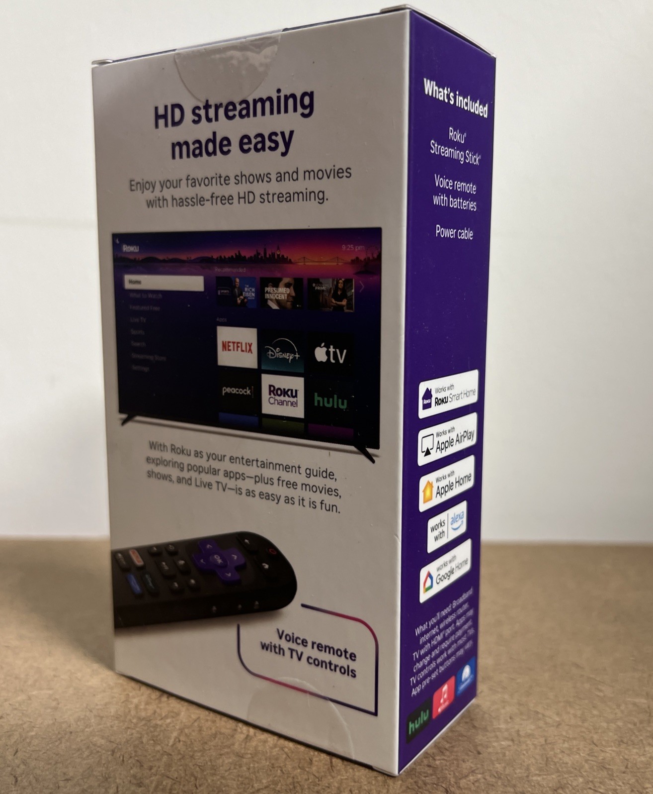 2025/Roku Streaming Stick HD Streaming Device for TV W/ Voice Remote NEW*