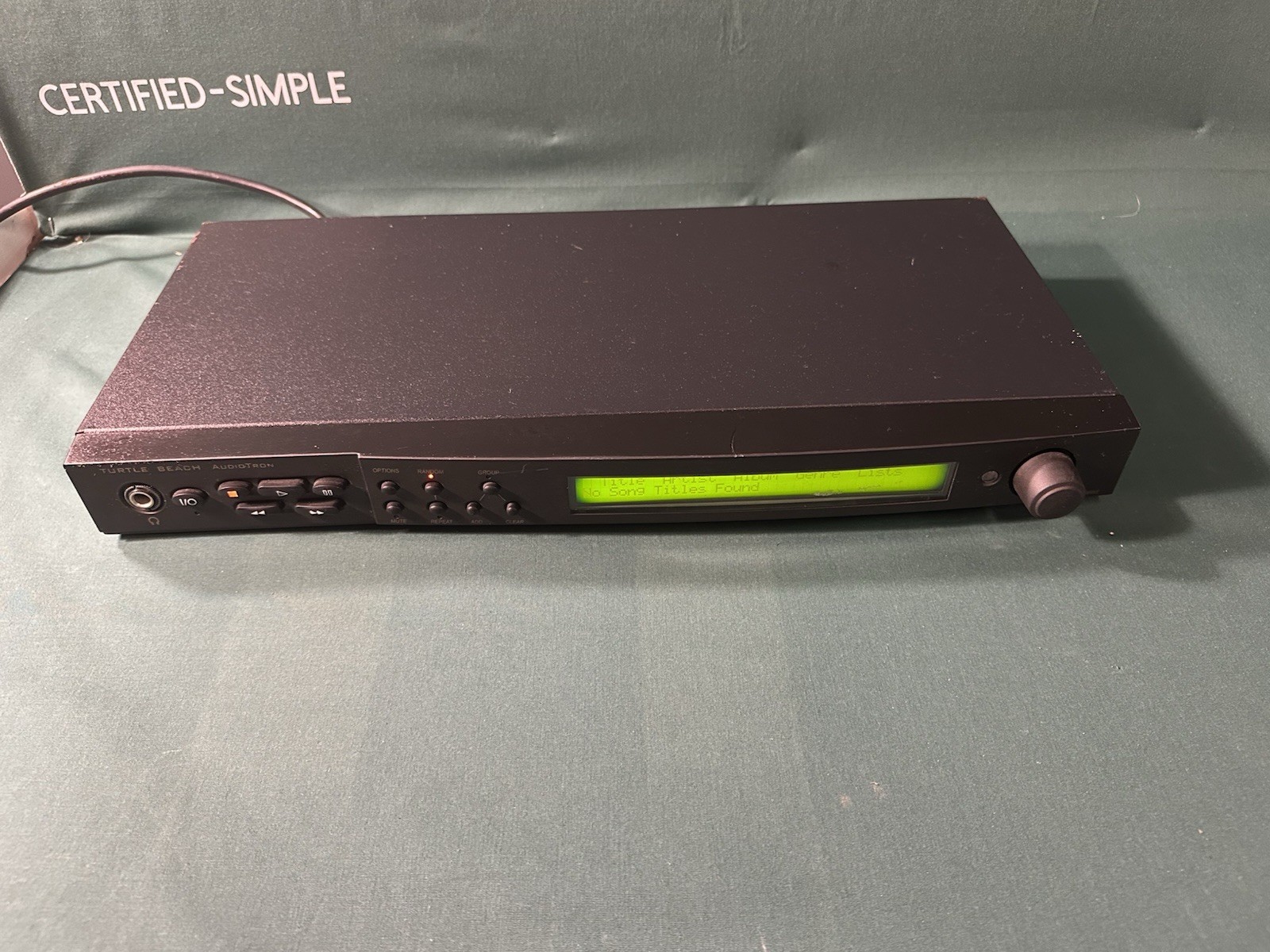 Turtle Beach AudioTron Digital Music Hub. NO REMOTE