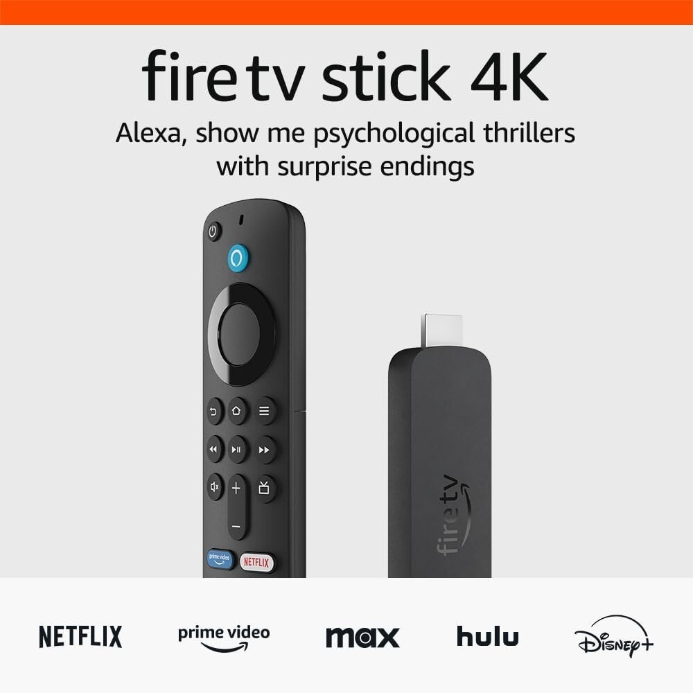 Brand New 2024 Amazon Fire TV Stick 4K UHD Streaming Media Player W/Alexa Remote