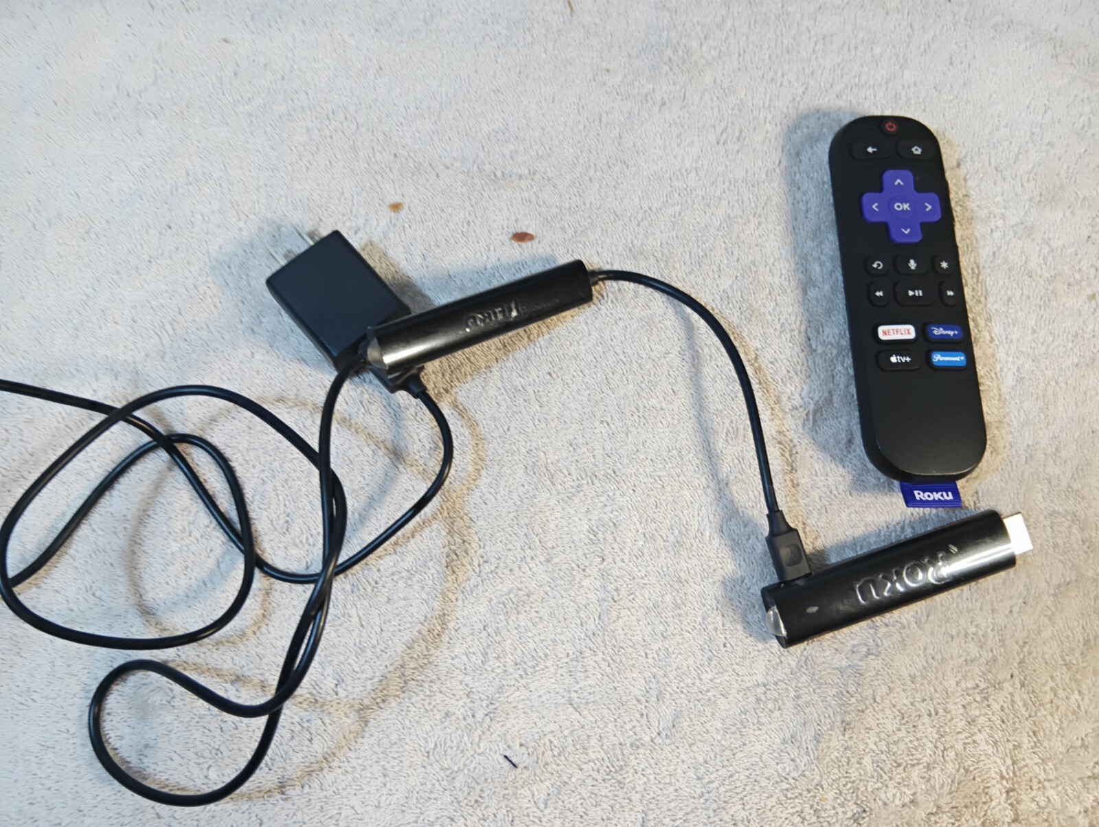 Roku Streaming Stick 4K with Voice Remote and Wireless Receiver Free Shipp TD4D