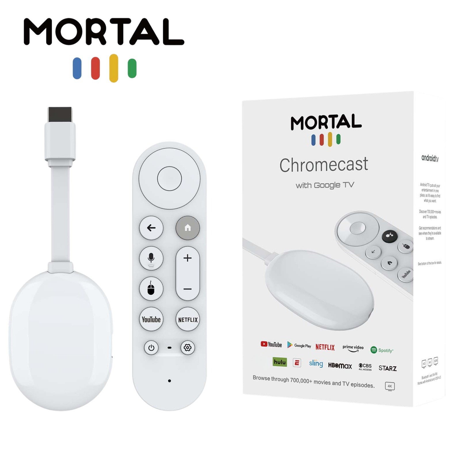 Wholesale 2026 Android 14 Streaming TV Stick Voice Control 2GB/16GB Mortal Q2