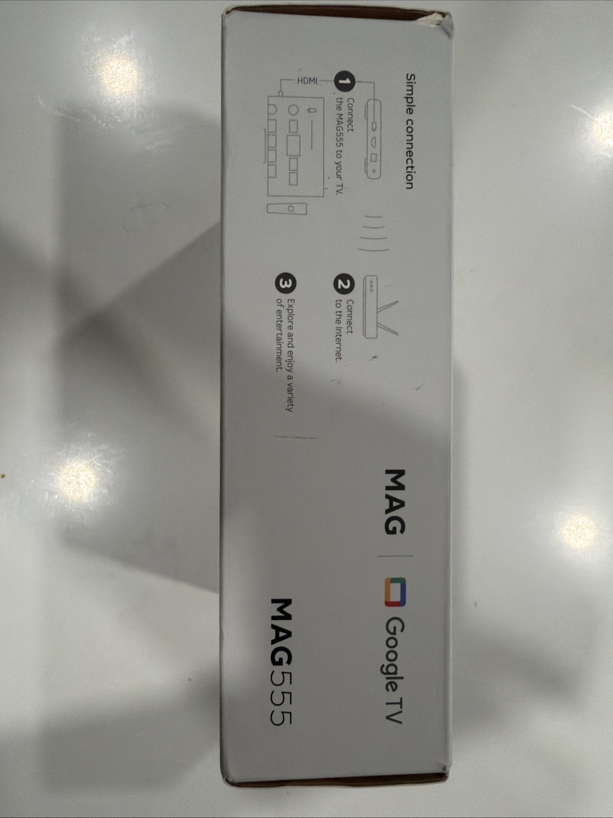Infomir MAG 555 | original 4K Android TV box from the manufacturer, Wi-Fi 5G