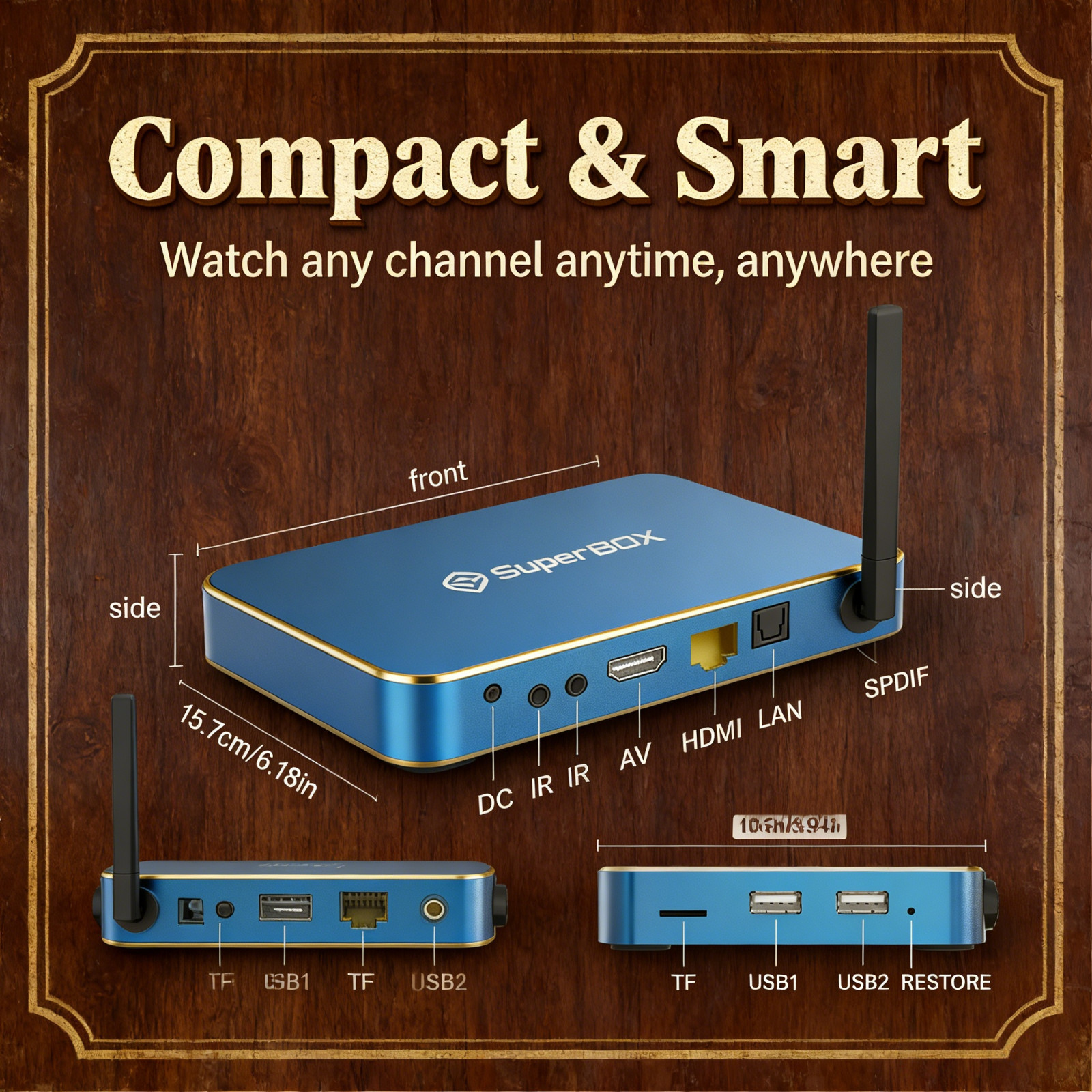 Authorized SuperBox S6 Max | 24/7 Support | Same Day Shipping + Extra Discount