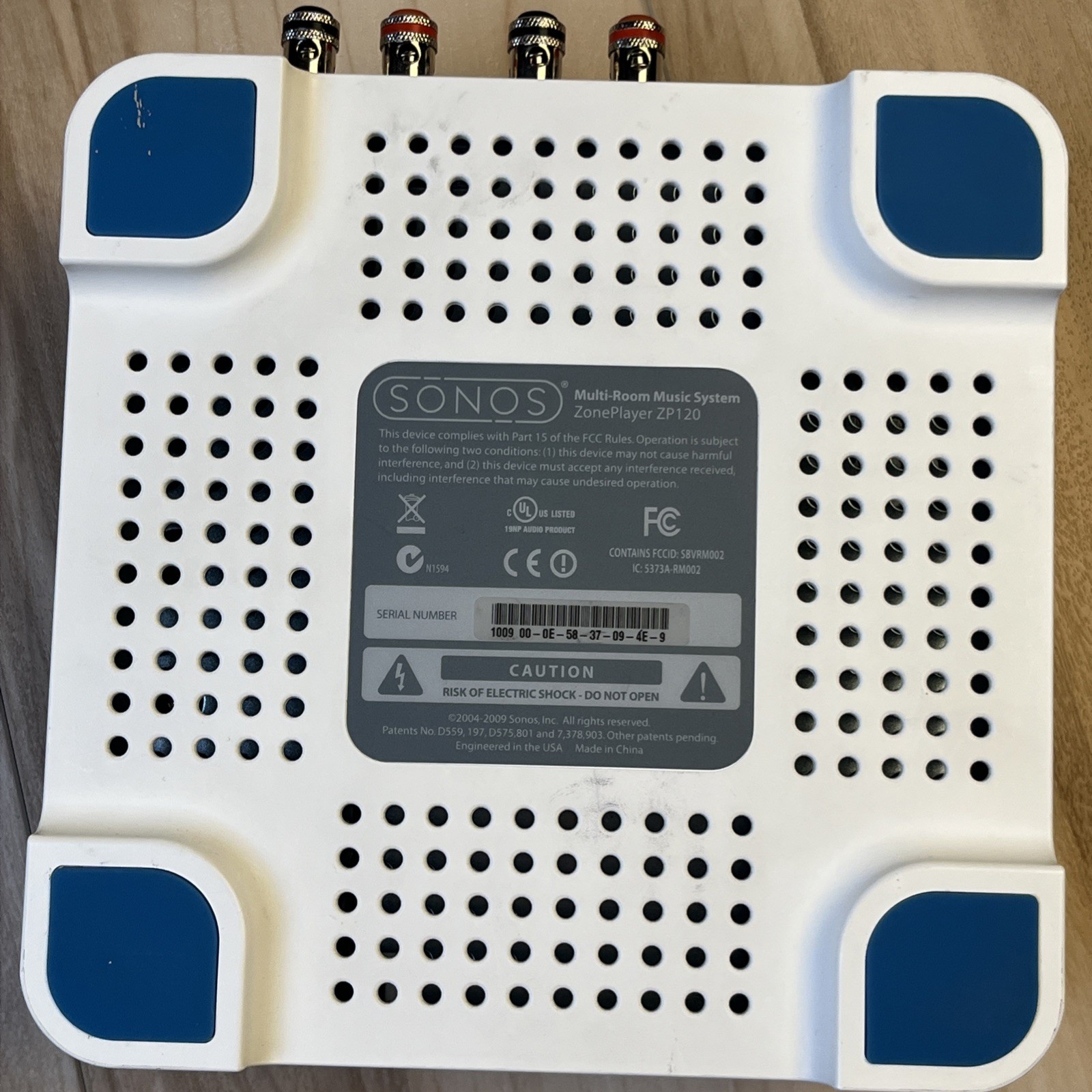 Sonos Connect:Amp Digital Music Streamer MP120 Gen 1 Tested Working EUC