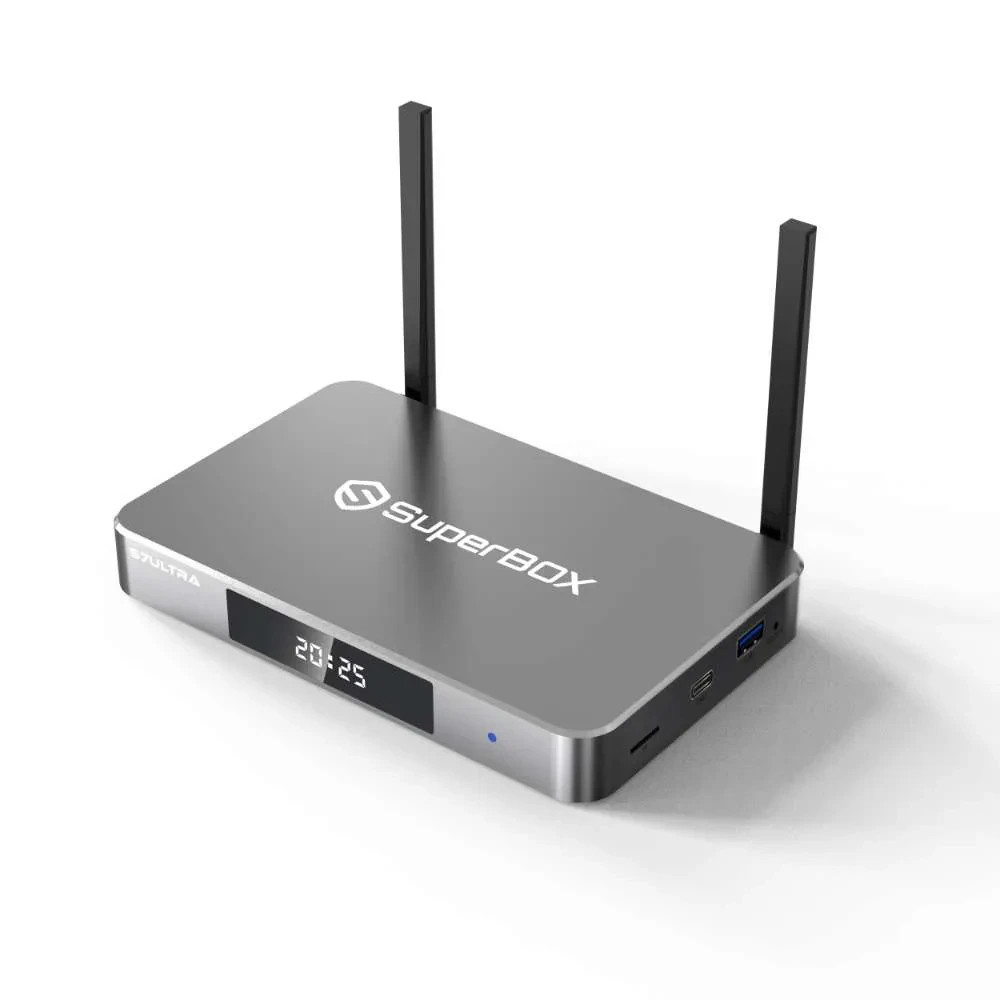 SuperBox S7 Ultra Android 12 Smart TV Box | 4GB RAM 128GB Storage WiFi6 Bluetoot
