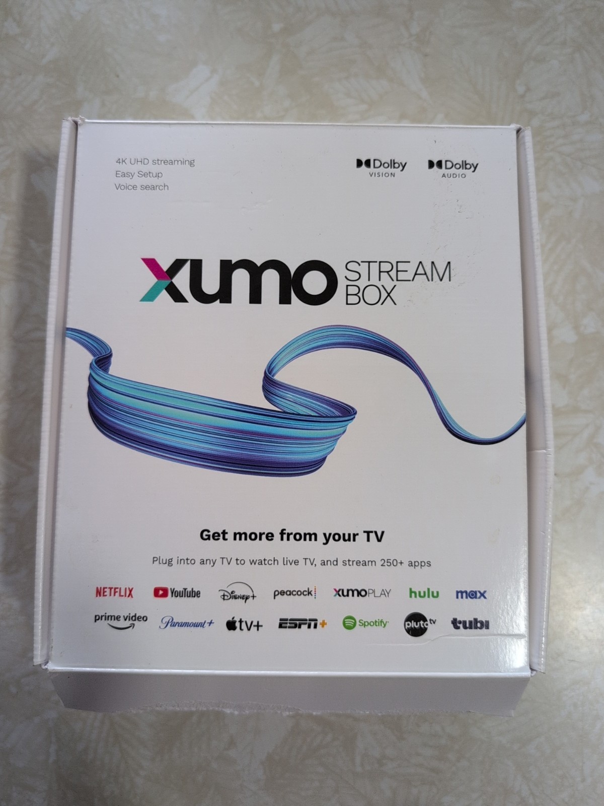 XUMO Stream Box – 4K UHD Streaming with Voice Search Model: SCXI11BEI