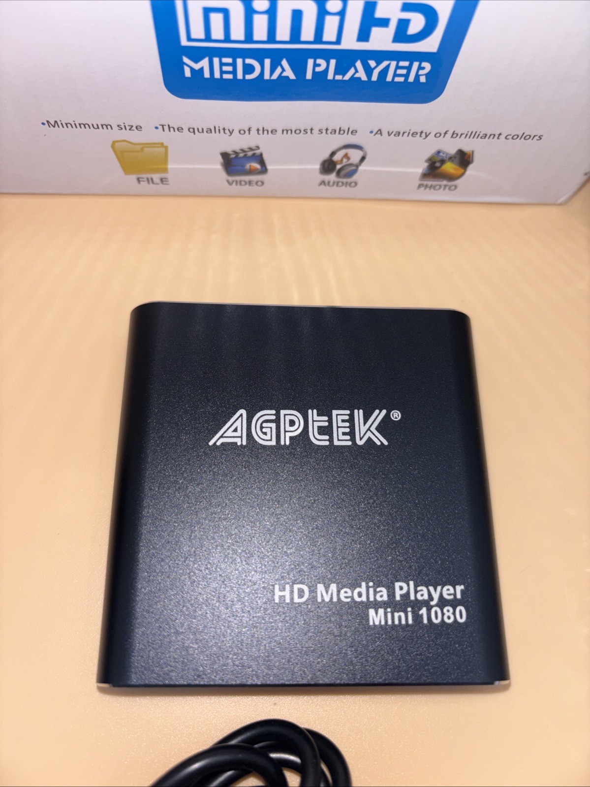 Ultra Compact 1080p HDMI Media Player – Versatile Formats & Easy File Management