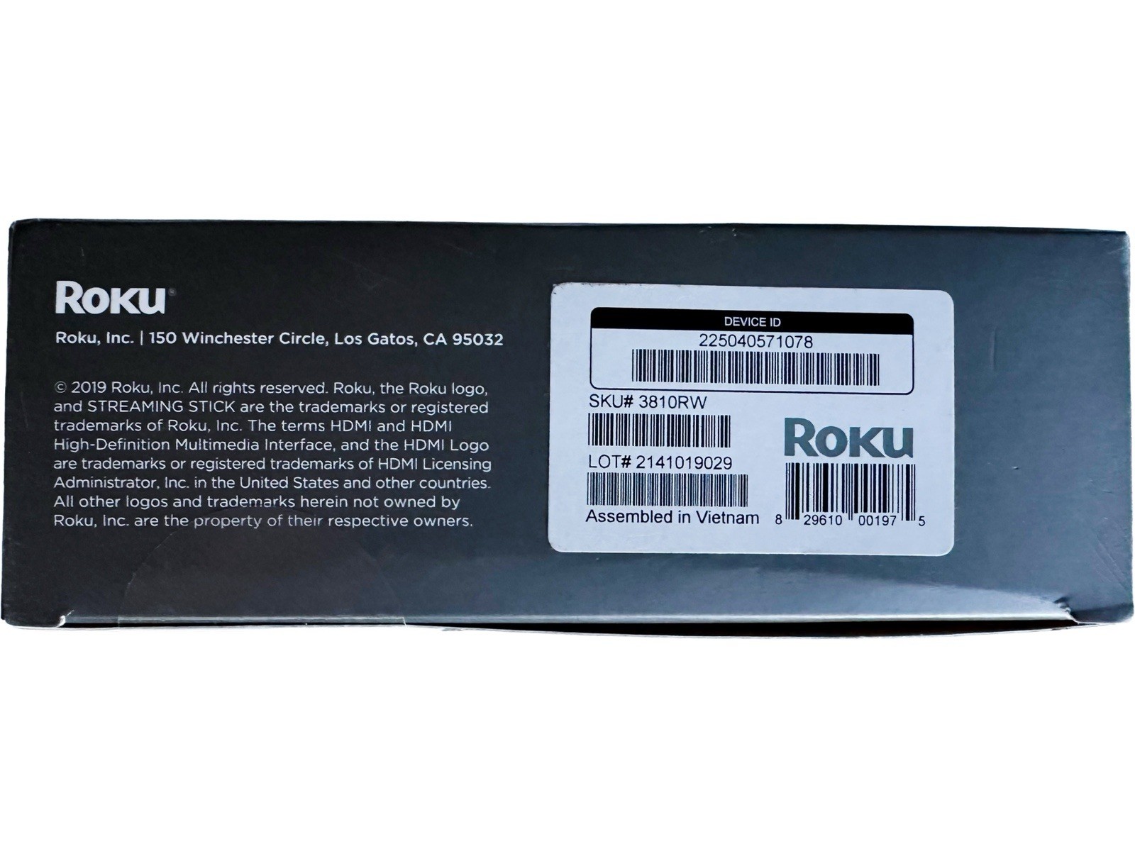 Roku Streaming Stick+ 4K HDR Media Player with Voice Remote New in Box