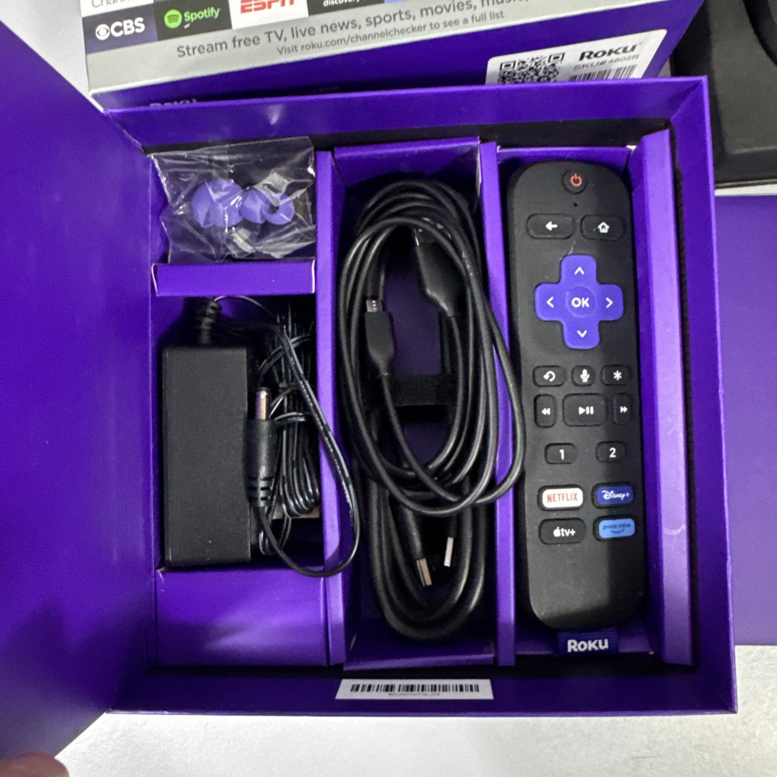 Roku Ultra 4K UHD Streaming Media Player with Voice Remote Pro Rechargeable