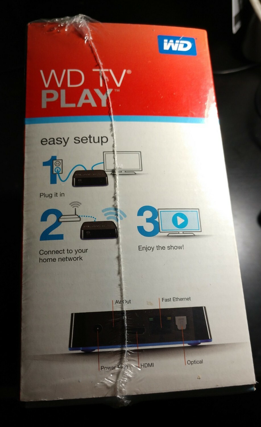Western Digital WD TV Play Digital 1080p WiFi Media Player Streamer New/Sealed