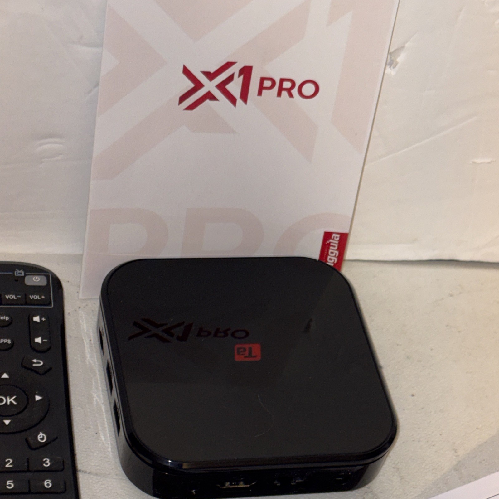 Tanqgua X1 PRO Android TV Box Wi‑Fi 6 Bluetooth 8K HDR10+ 64GB HDMI