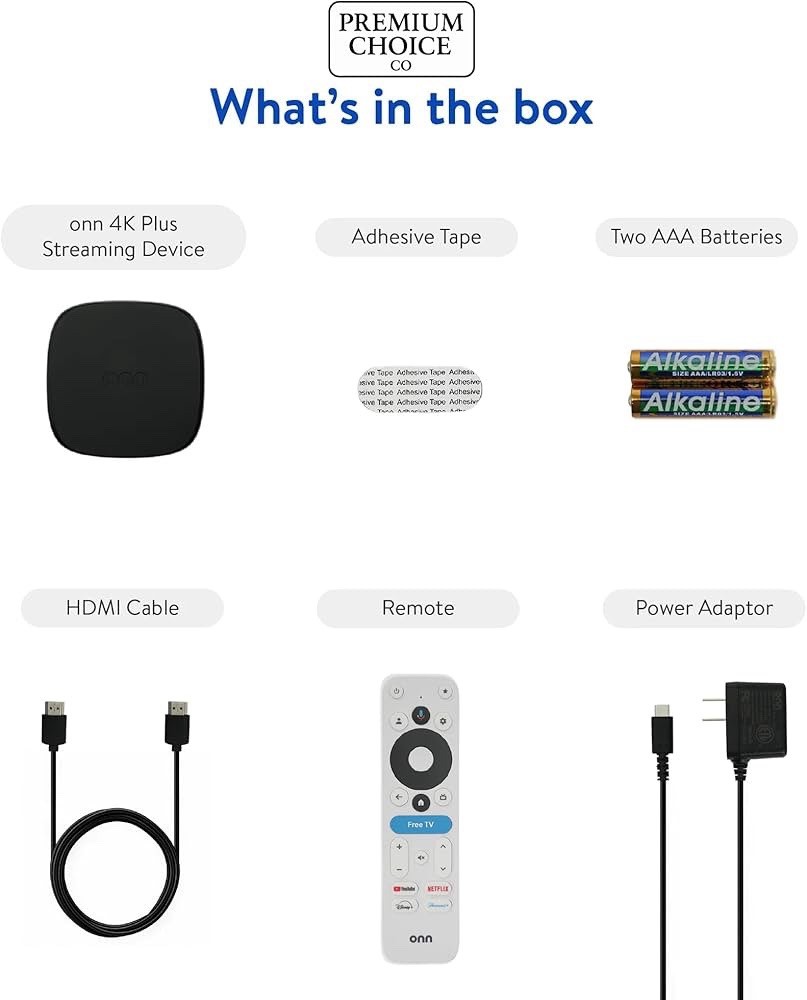 Onn 4K Plus Streaming Device Google TV 4K 2025 16gb 2gb Sold Out Discontinued
