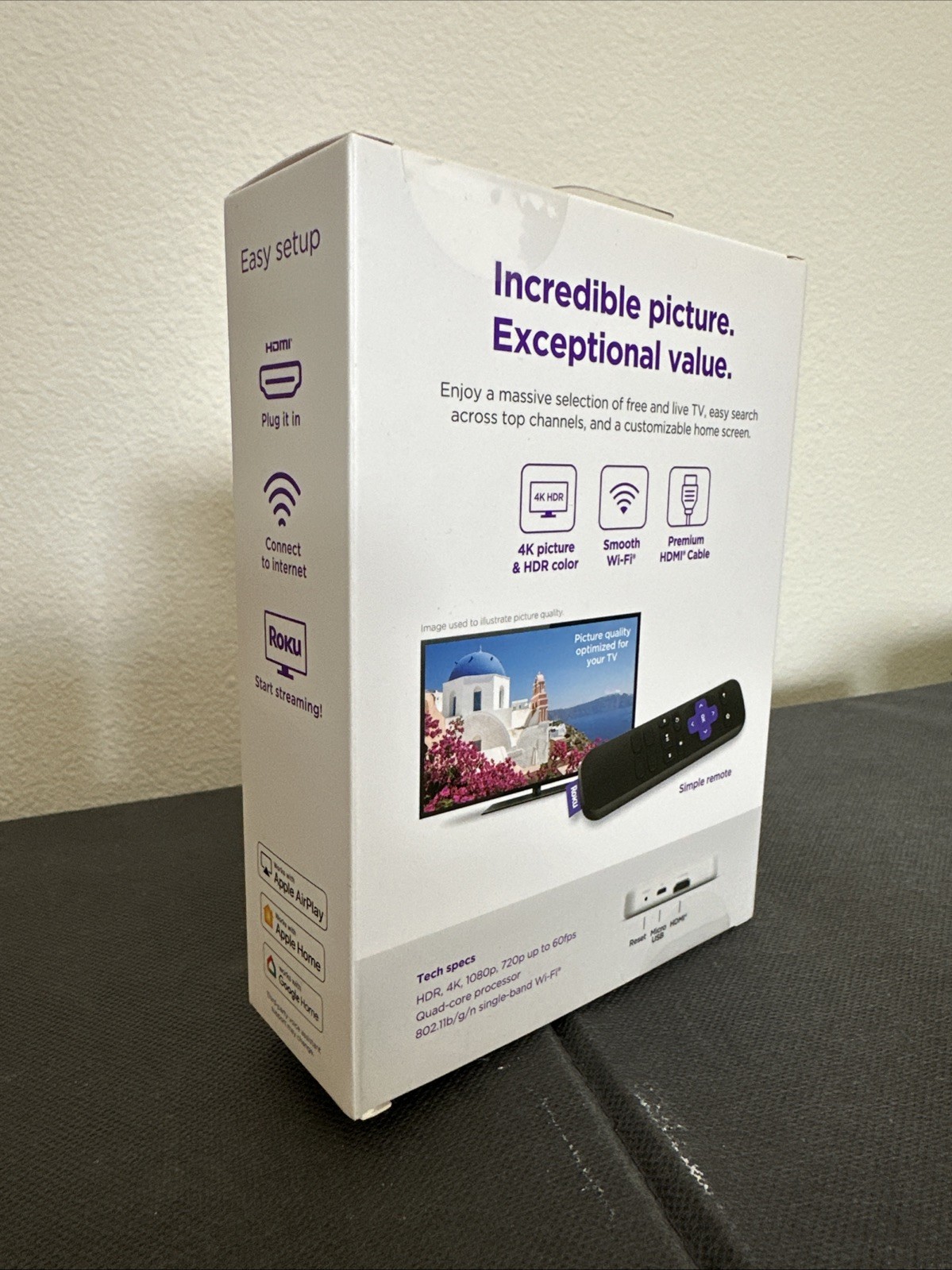 Roku Premiere 4K HDR Streaming Media Player