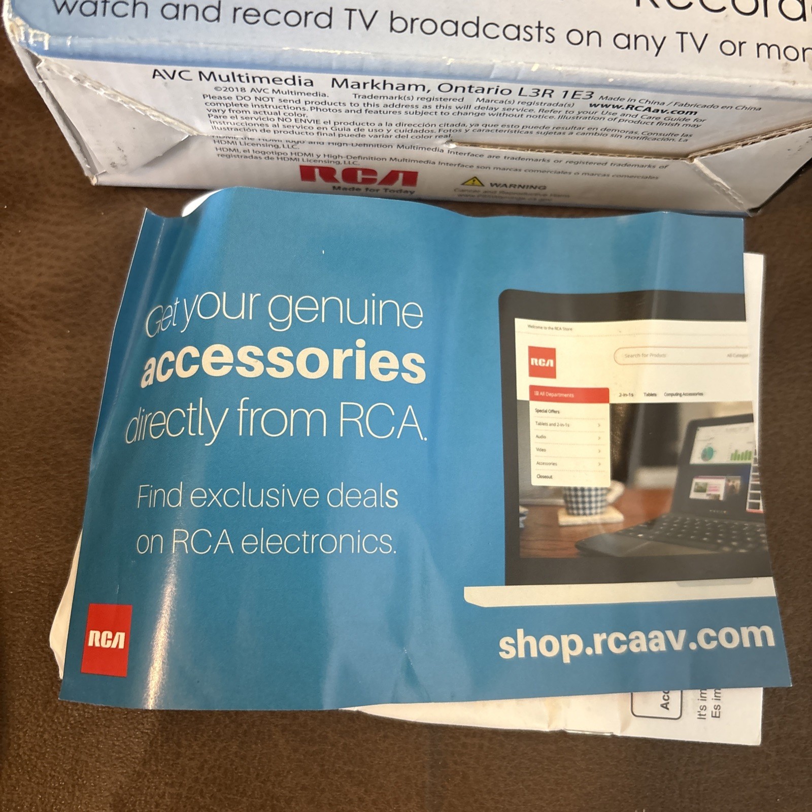 RCA DTA880 Digital TV Converter Recorder HDMI DTV DVR Tuner New Open Box