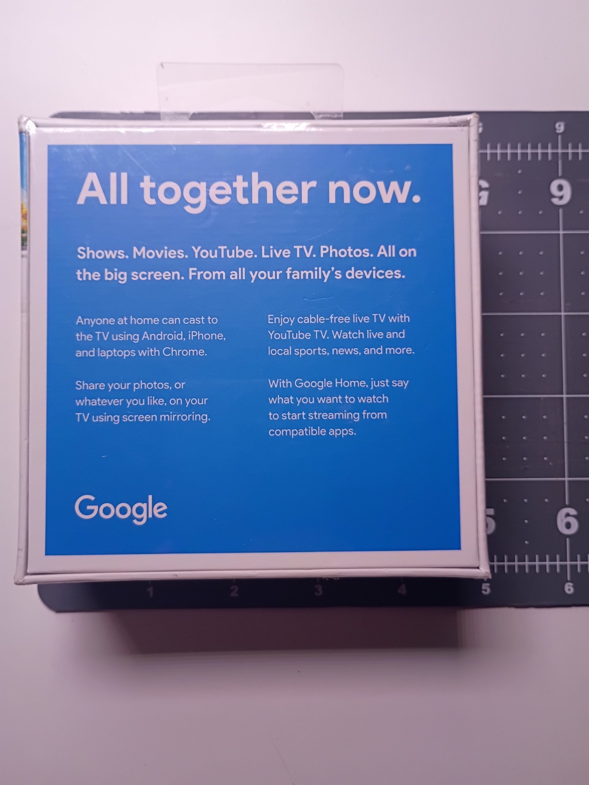 Google Chromecast 3 Digital HDMI Media Video Streamer 2021 Sealed New GA00439-US