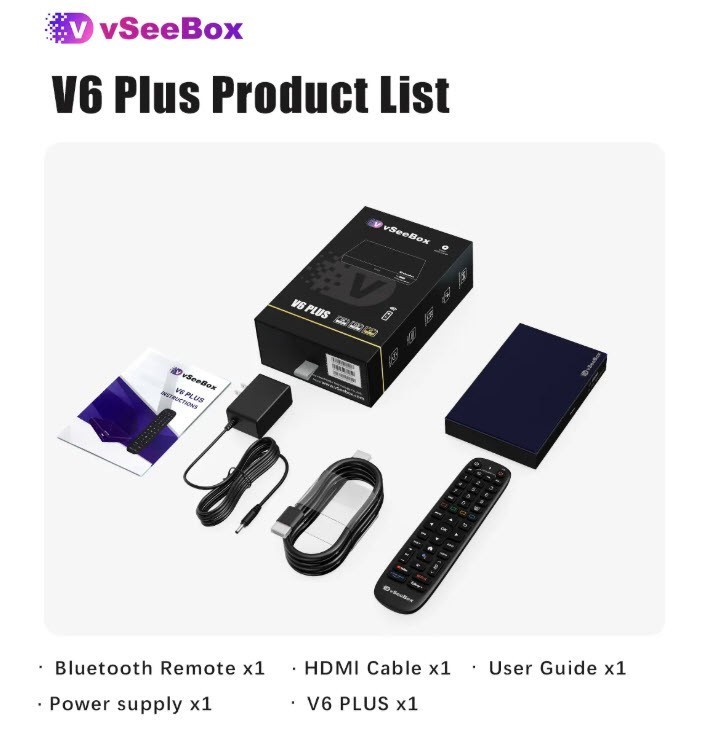 2026 VSee Box V6 Plus VSEE Android TV Box 64GB 8K HD – Free Shipping!