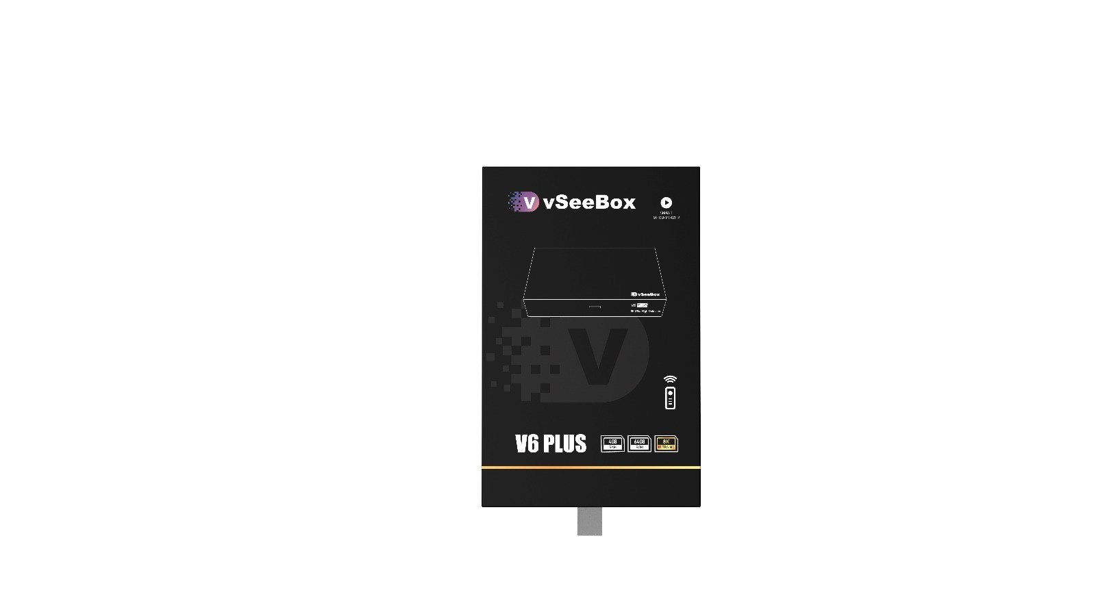 vSeeBox v6 plus Android 14 OS 2026 Model. AUTHORIZED DISTRIBUTOR