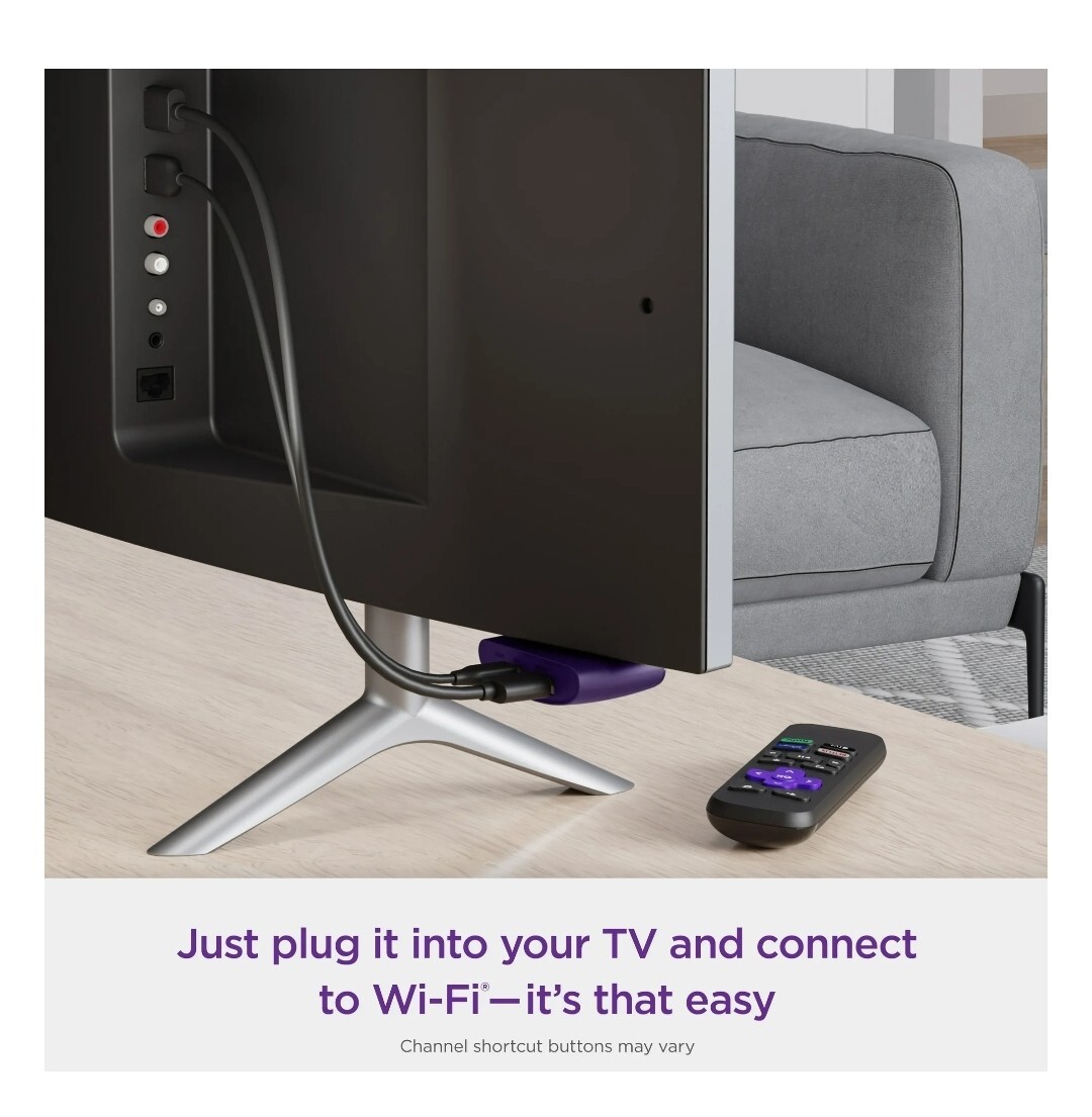 Roku LE Media Player – Black/Purple