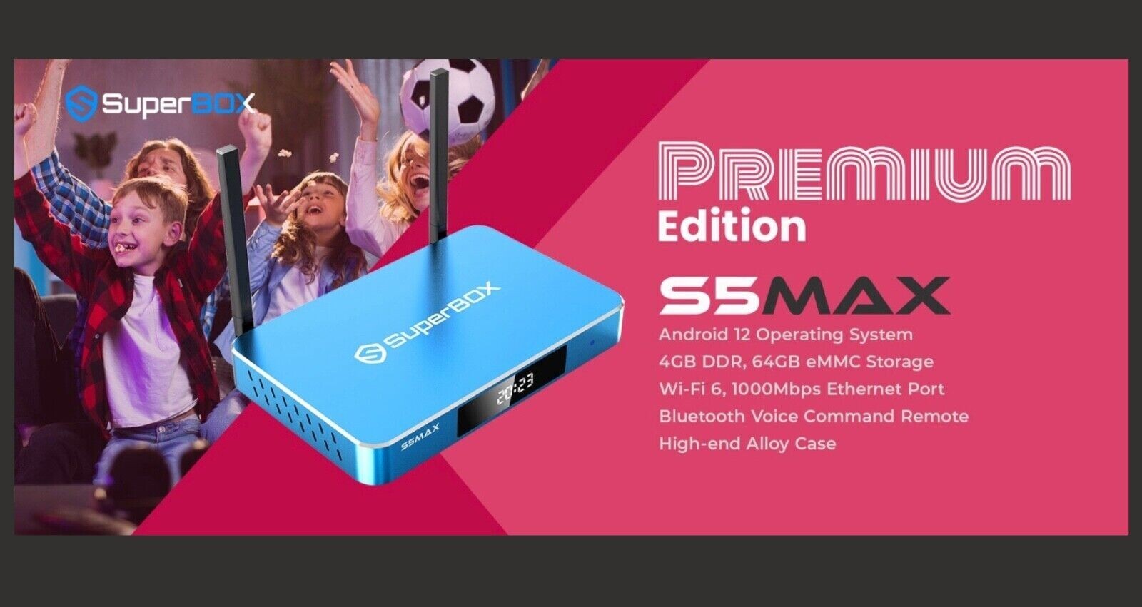 SuperBox S5 MAX 5th Gen Media **Message me for huge discount off the list price”