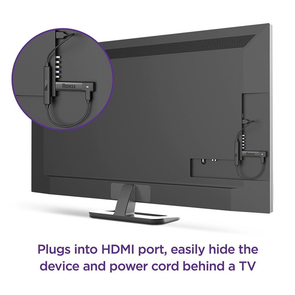 Roku Streaming Stick Plus 4K HDR Media Player with Voice Remote – 3810R