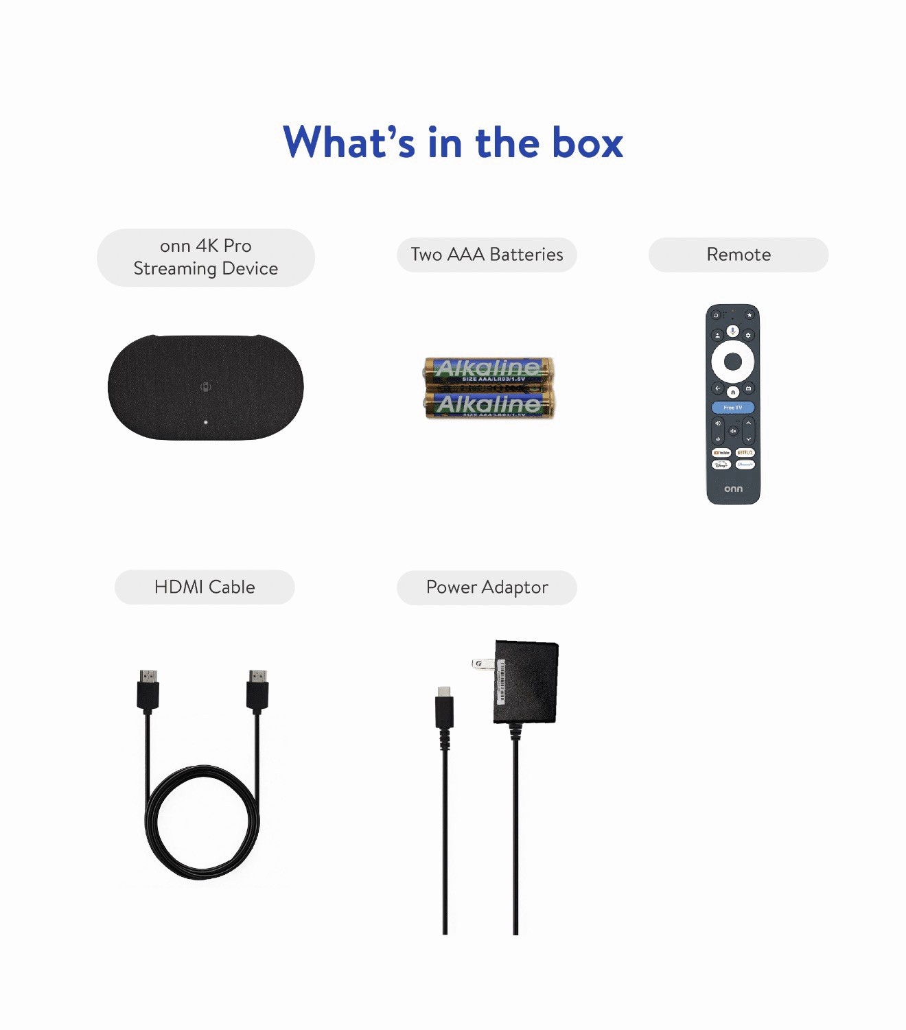 (2026) Onn 4K Pro Streaming Device Google TV With Gemini 32GB Dolby Vision Atmos