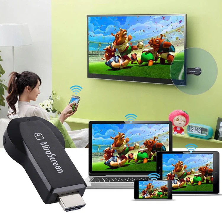 MiraScreen WiFi Display Dongle / Miracast Airplay DLNA Display Receiver Dongle W