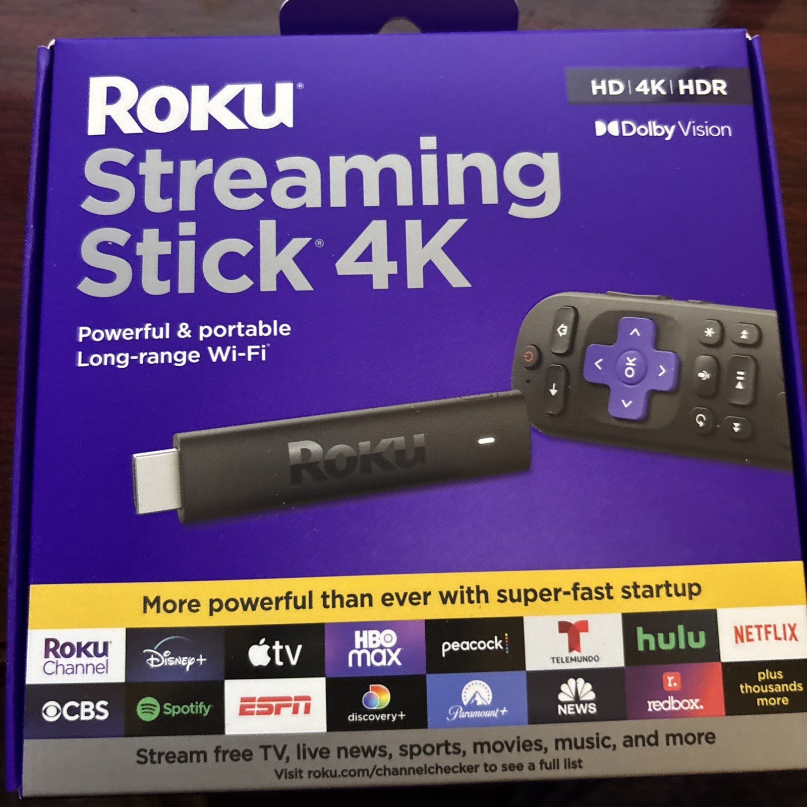 roku streaming stick 4k 3820