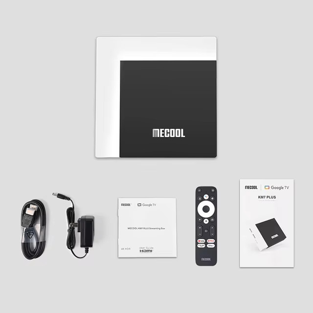 MECOOL KM7 PLUS Android 11 TV Box Google TV Netflix Certified 4K 2GB 16GB WiFi