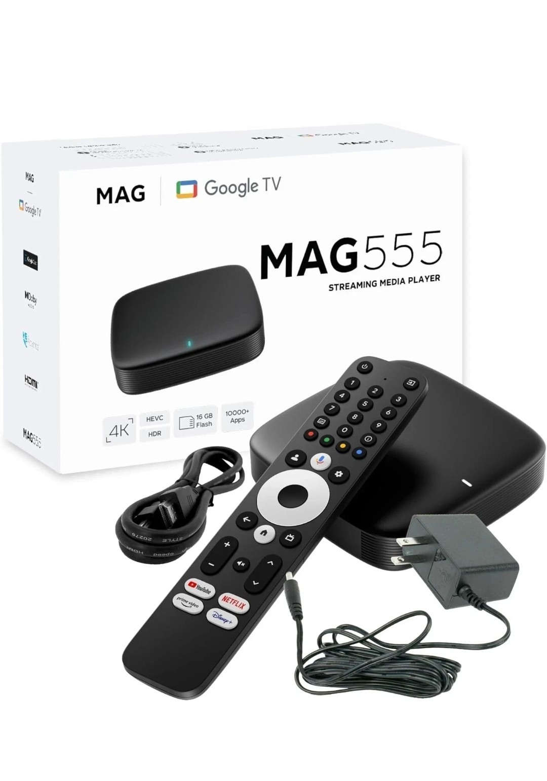 INFOMIR MAG555 4K Streaming Media Player with Google TV, 4K HDR at 60 FPS – USA