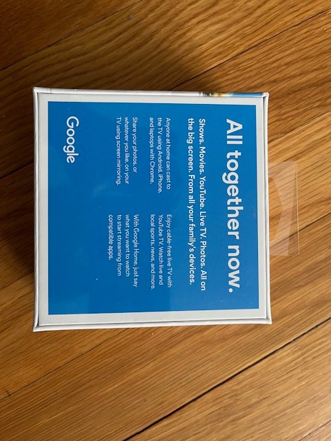 NIB/Sealed Google Chromecast (3rd Generation) Media Streamer GA00439-US