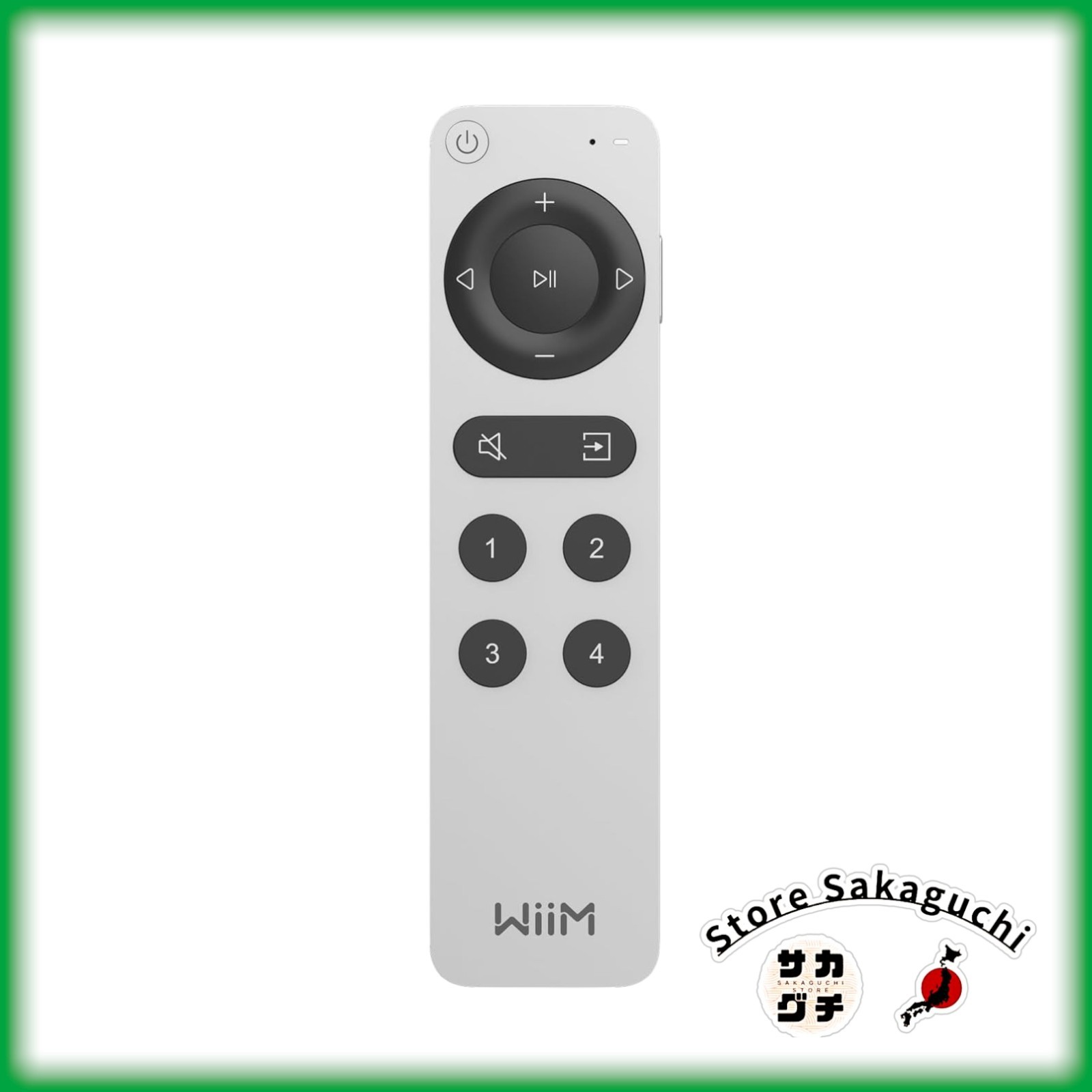 WiiM Voice Remote 2 – Rechargeable Bluetooth Remote for WiiM Mini Pro Ultra