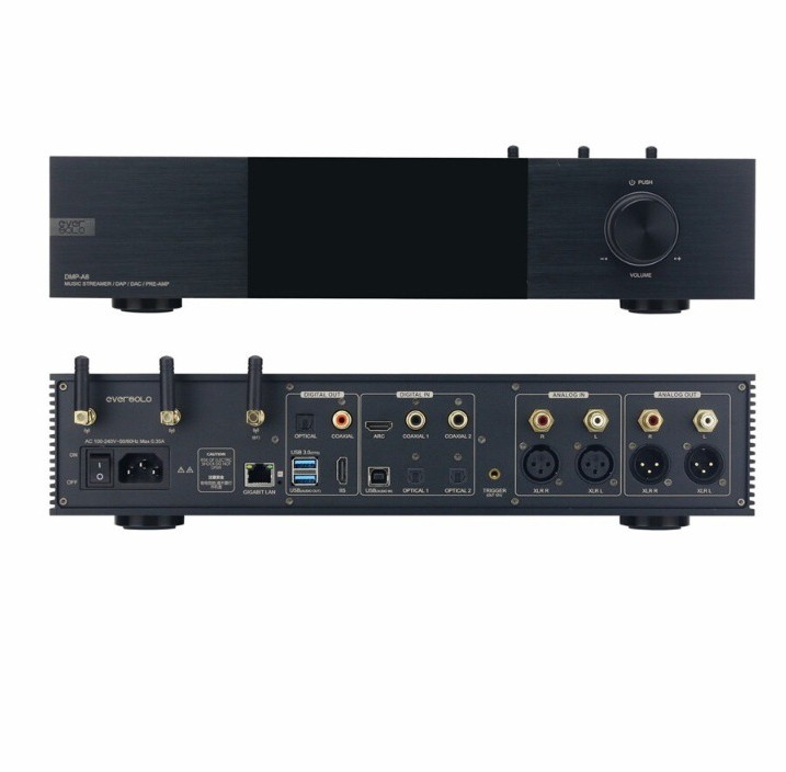 Eversolo DMP-A8 Music Streamer QCC5125 RCA Output for DSD512 PCM 768KHz