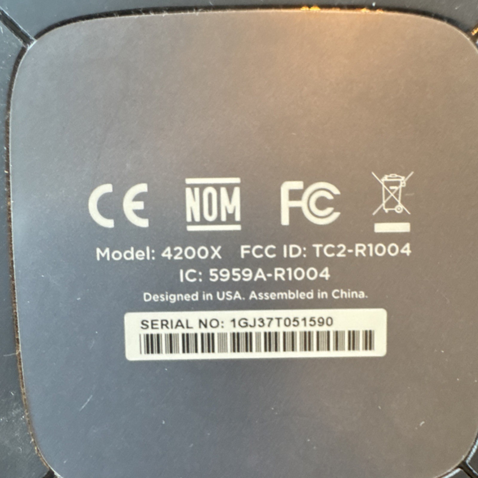 Roku 4200X Media Streaming Box Black with Remote, Model 4200X, MPN 4200X