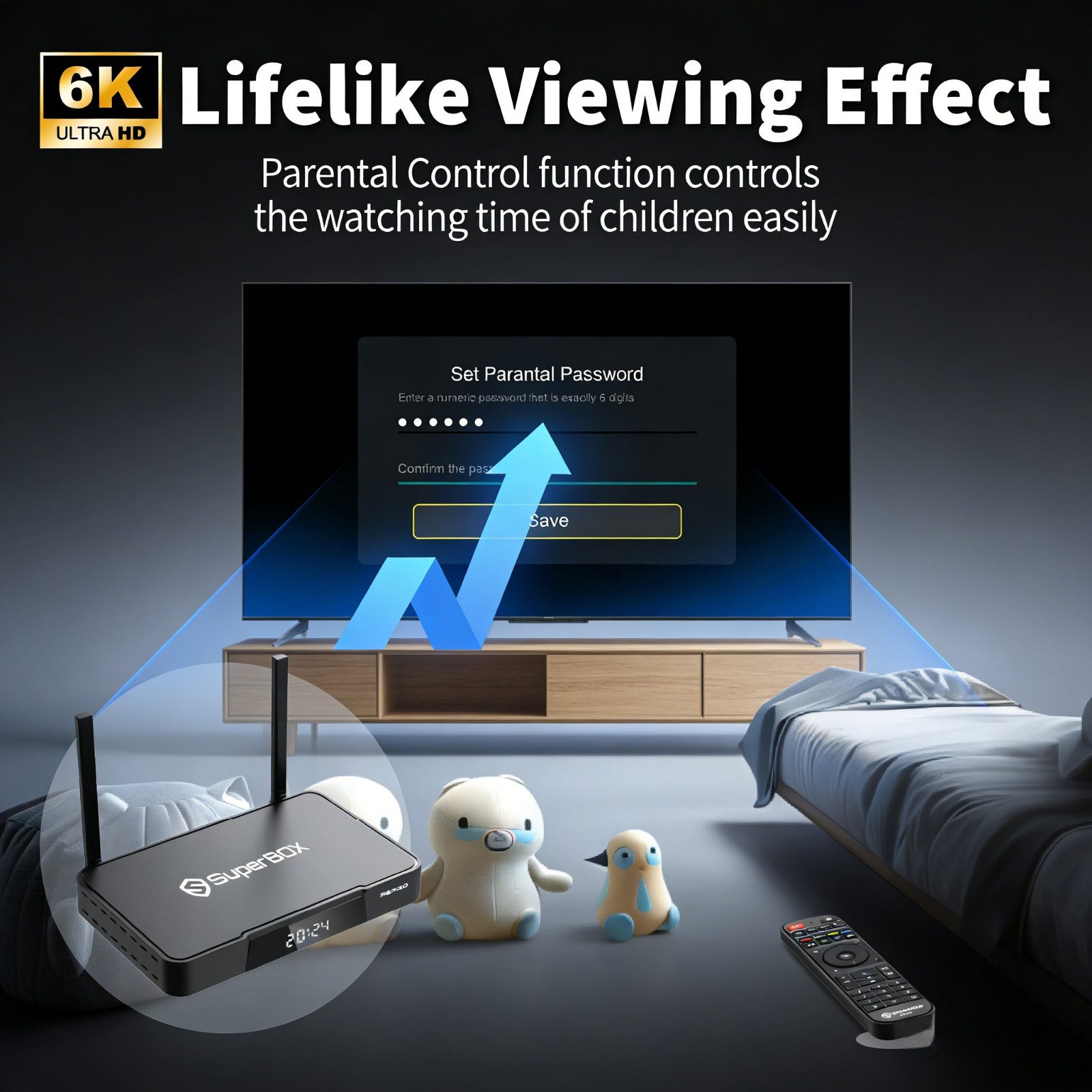 SuperBox S6 Pro 4K Android TV Box-Free Shipping