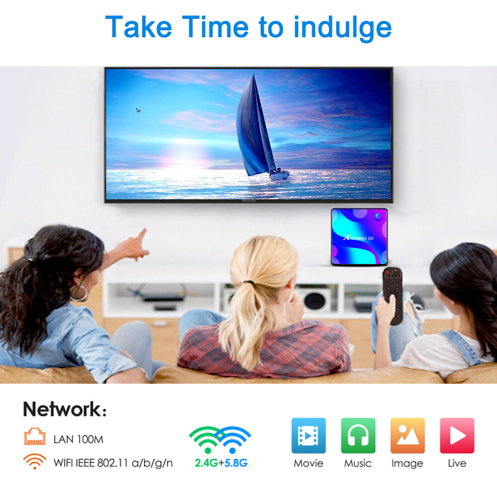 2020 TV Box Android 10 VONTAR X88 PRO 4GB 32GB 64GB Rockchip RK3318 4K 1080