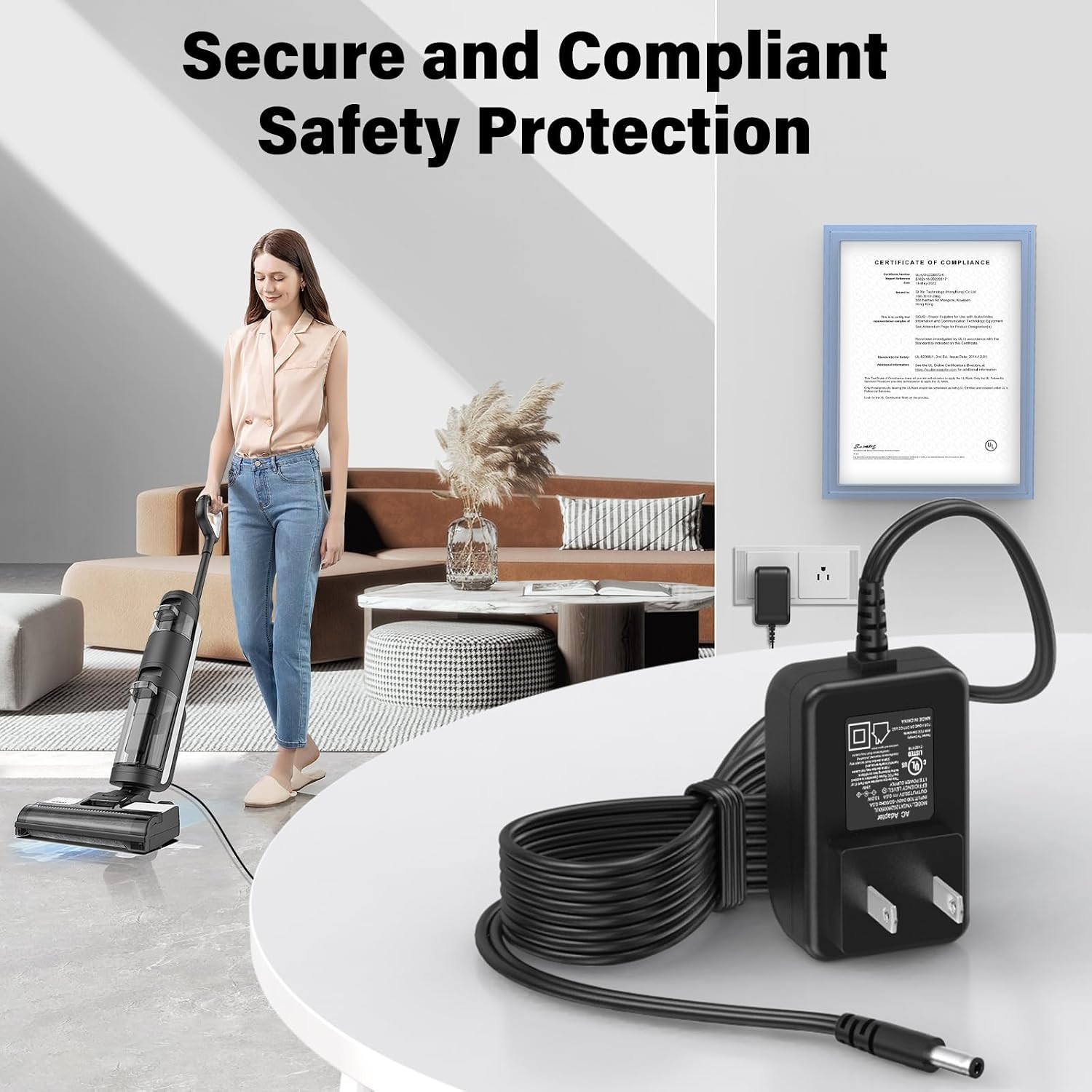 26V Charger for TINECO A10 A11 S3 S5 Cordless Stick Vacuum, Power Cord Adapter f