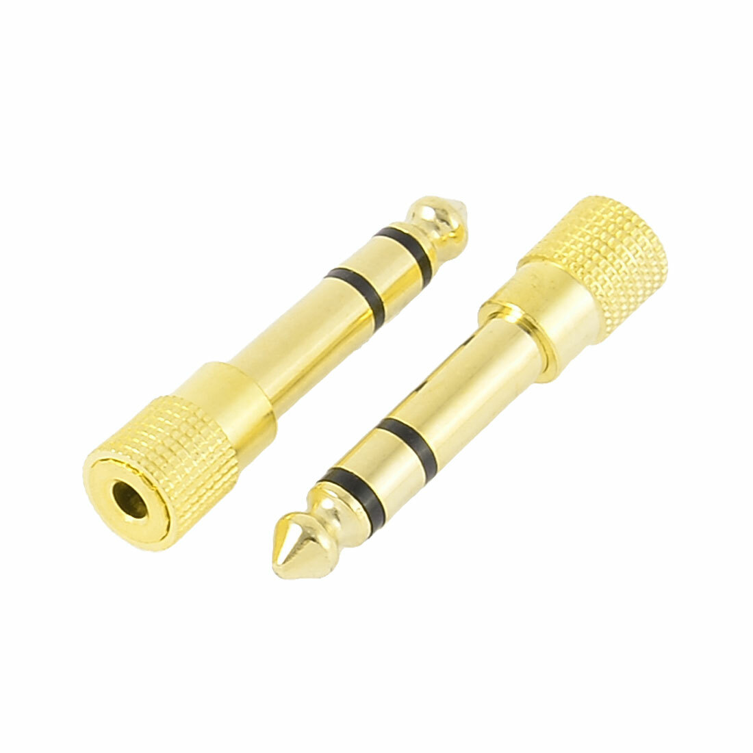 8pcs 6.35mm Male to 3.5mm Female M/F Stereo Socket Audio Connector Coupler
