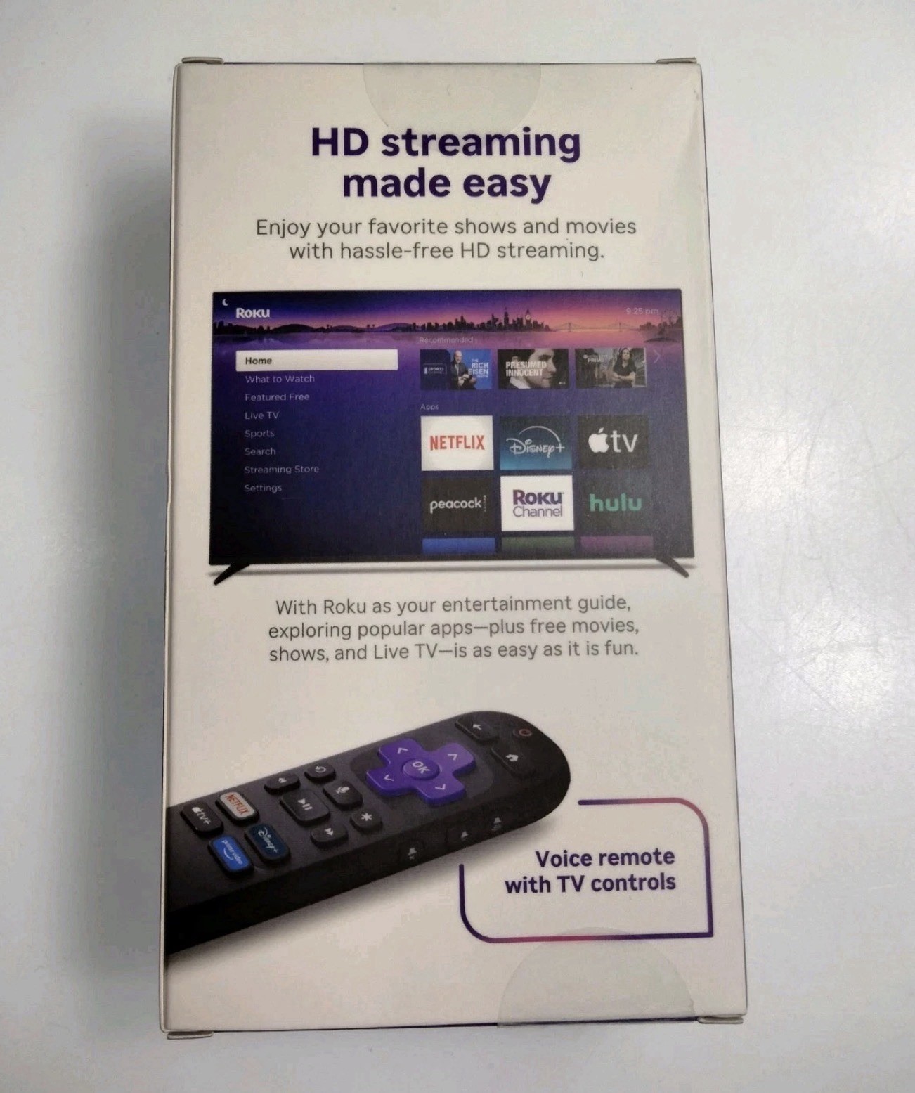 Roku 3840R Streaming Stick HD Media Player with Voice Remote – 2025 Model SEALED
