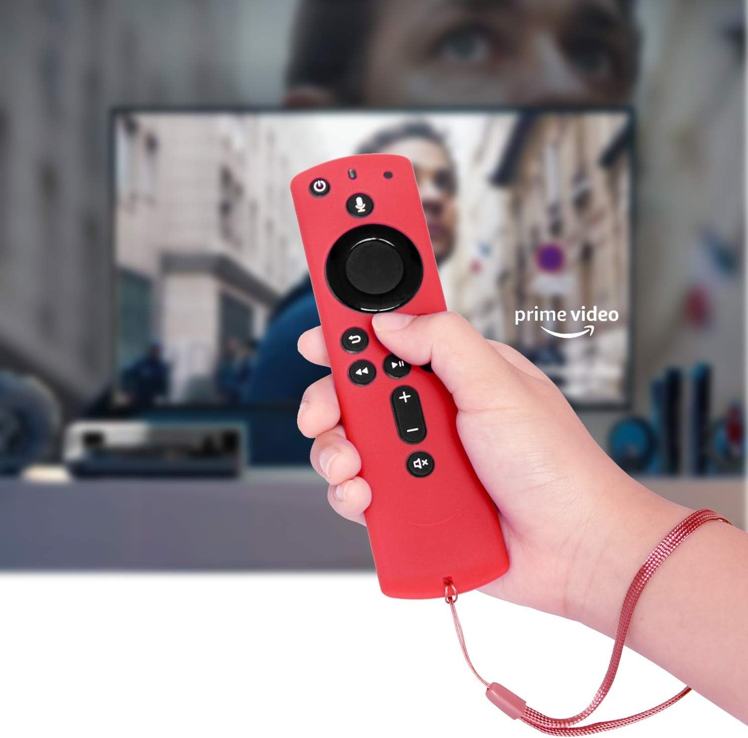 Vibrant Red & Blue Silicone Cover for Fire TV Stick 4K – 2 Pack of Protection